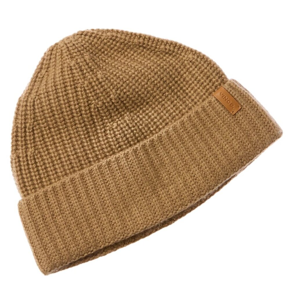 NWT VINCE Shaker Stitch Knit Wool & Cashmere-Blend Hat